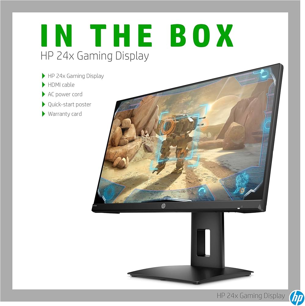 HP 60.45cm (23.8-inch) Borderless Full HD Gaming Monitor